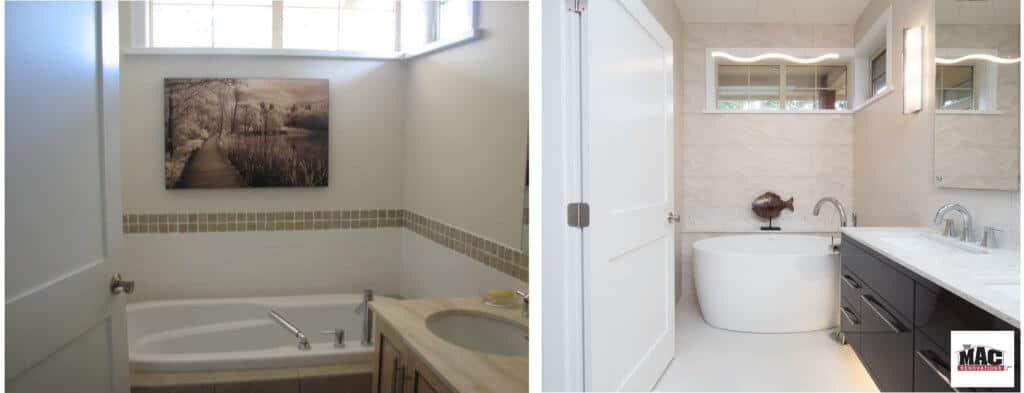 ThrowbackThursday - an updated bathroom | MAC Renovations - Victoria's Trusted Renovation Team